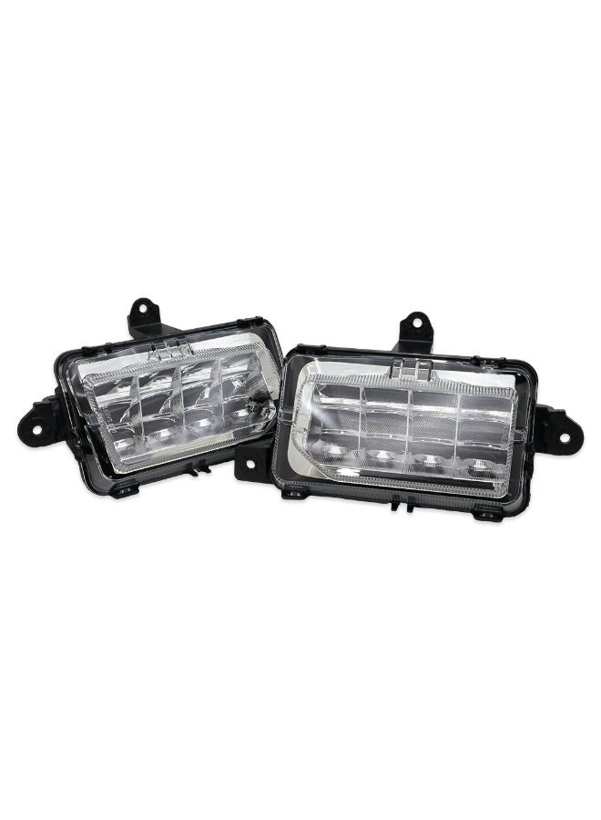 DLAA Pack of 2 Front High Power Daytime Running GM1075-LED  Fog Lamp with Turning Light Function, Wires & Switch Suitable for Yukon 2021-ON | 1 Year International Warranty - Image 5